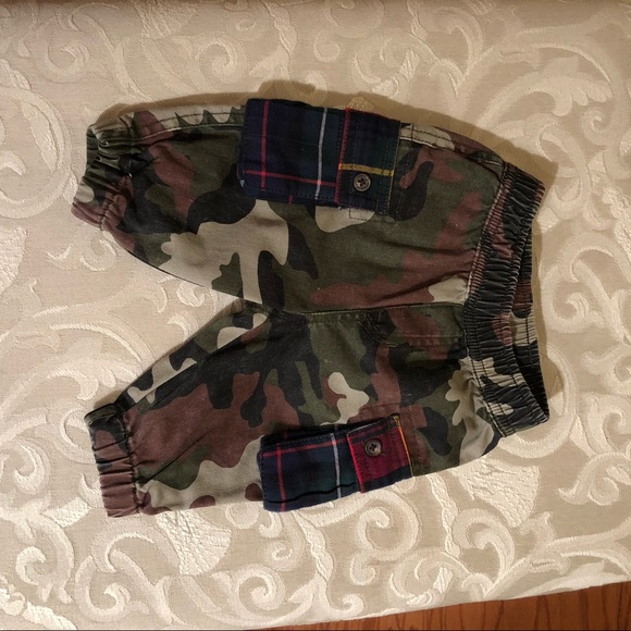 Ralph Lauren Baby Boy Top & Cargo Set Size 3M - Picture 4 of 5
